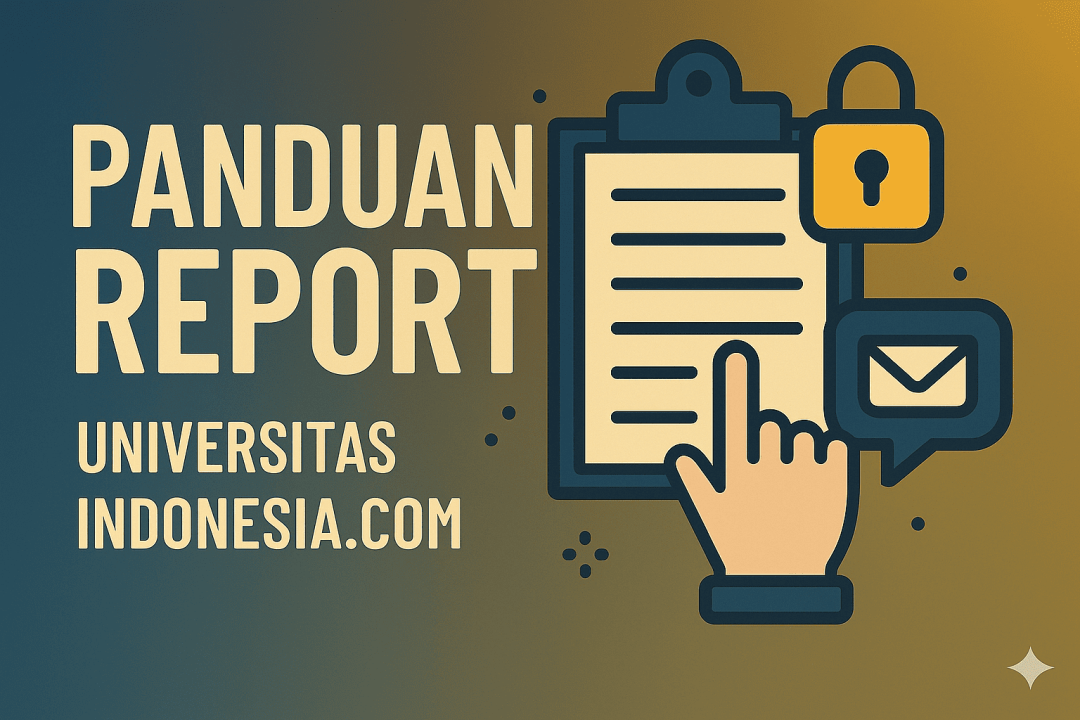 Pelaporan Konten - Panduan Melaporkan Konten Yang Bermasalah Dan Melanggar Aturan UniversitasIndonesia.com