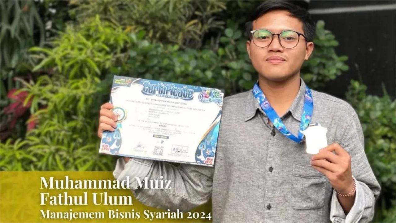 Mahasiswa FEBI Ma’soem University Raih Medali Emas Di Indonesian Science Language Olympiade Bahasa Arab