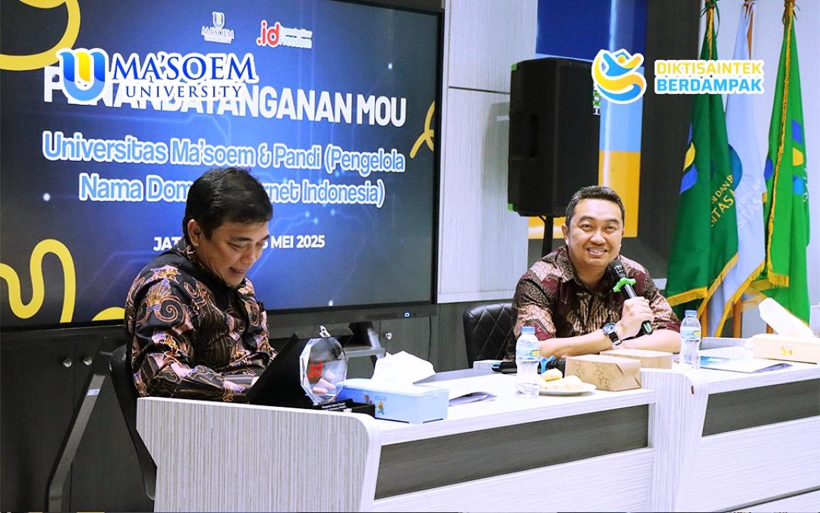 Ma’soem University Gandeng PANDI: Perkuat Inovasi Dan Ekosistem Digital Nasional