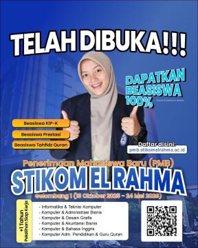 PMB STIKOM El Rahma Resmi Dibuka, Menawarkan Program Sarjana Komputer, Program Studi Informatika